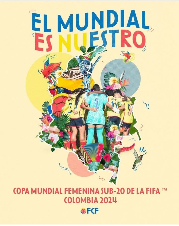 Colombia, sede de la Copa Mundial Femenina Sub20 de la FIFA 2024