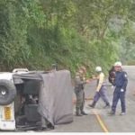 Accidentes de tránsito en el Sur de la cordillera quindiana deja seis lesionados